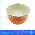 Hot Sale orange painting Stainless Steel Colander salad bowl